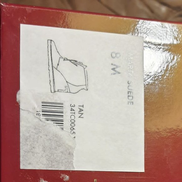 Tan Marta Suede Ankle Boot - Picture 6 of 6